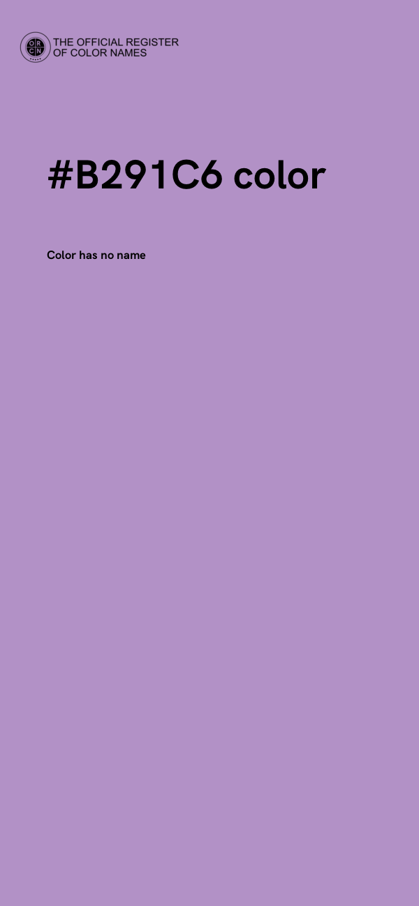 #B291C6 color image