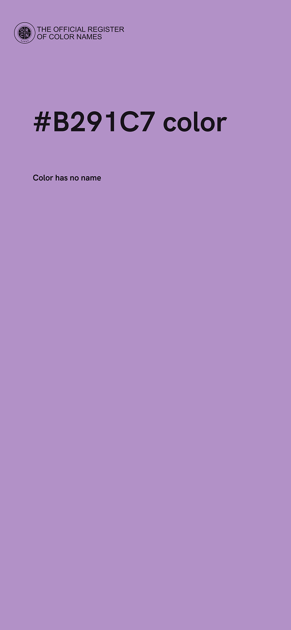 #B291C7 color image