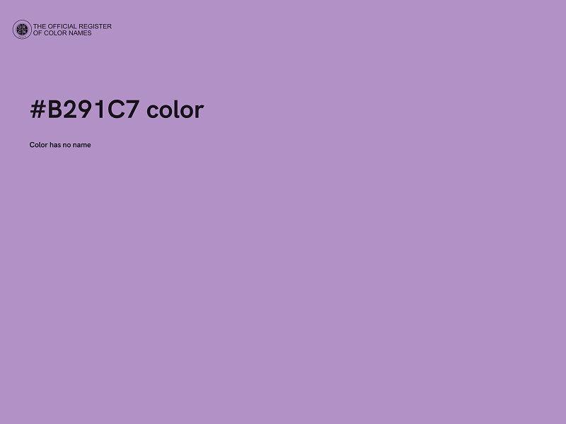 #B291C7 color image