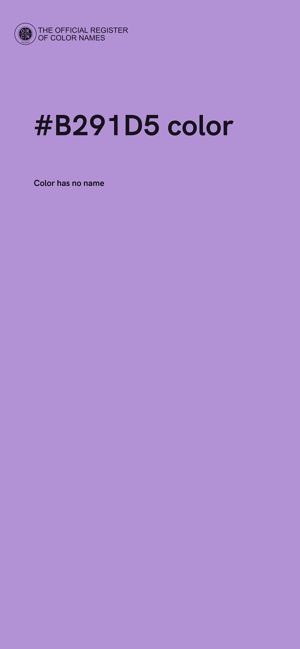 #B291D5 color image