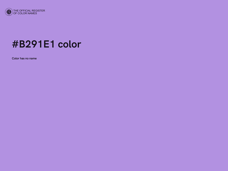 #B291E1 color image