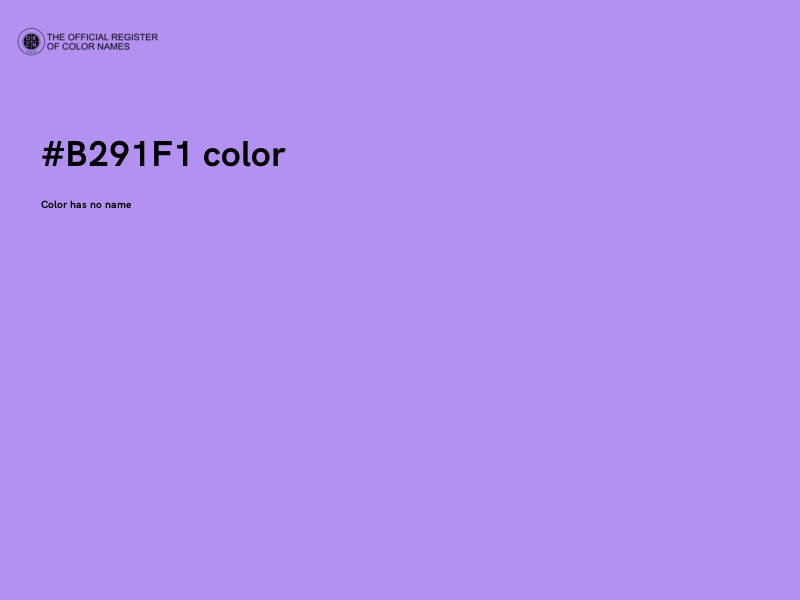 #B291F1 color image