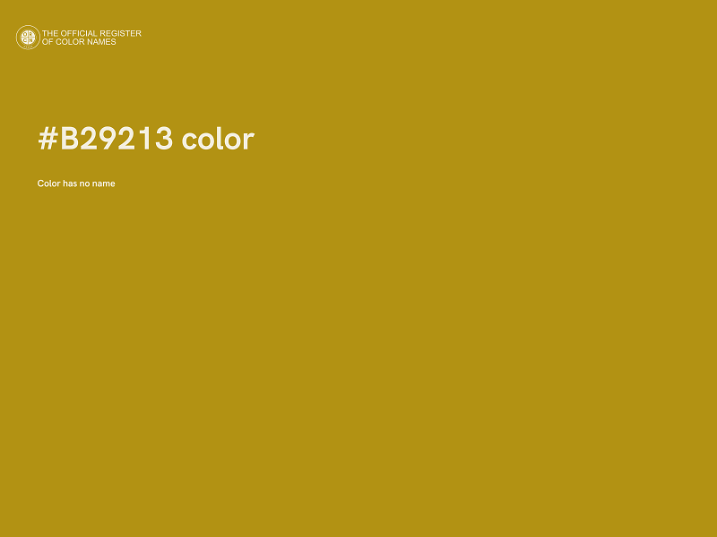 #B29213 color image
