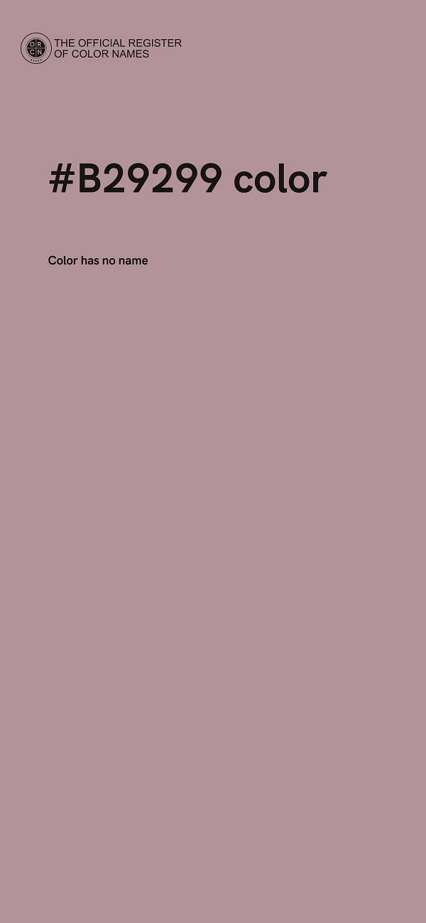 #B29299 color image