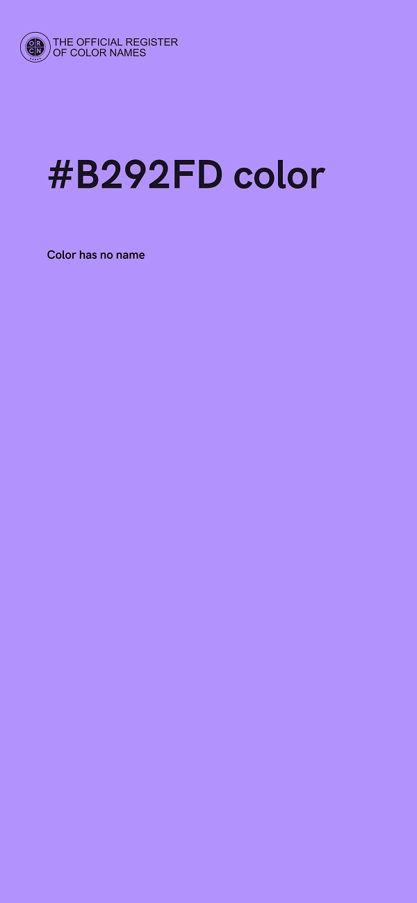 #B292FD color image