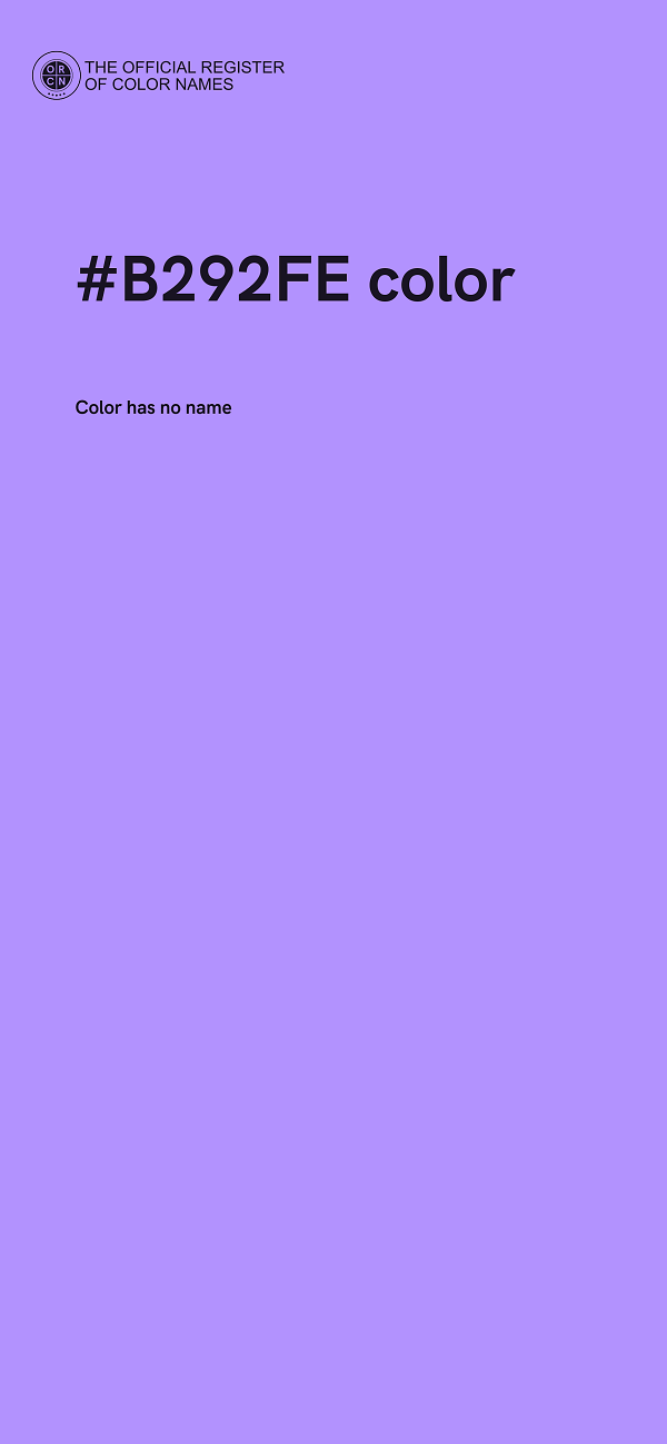#B292FE color image