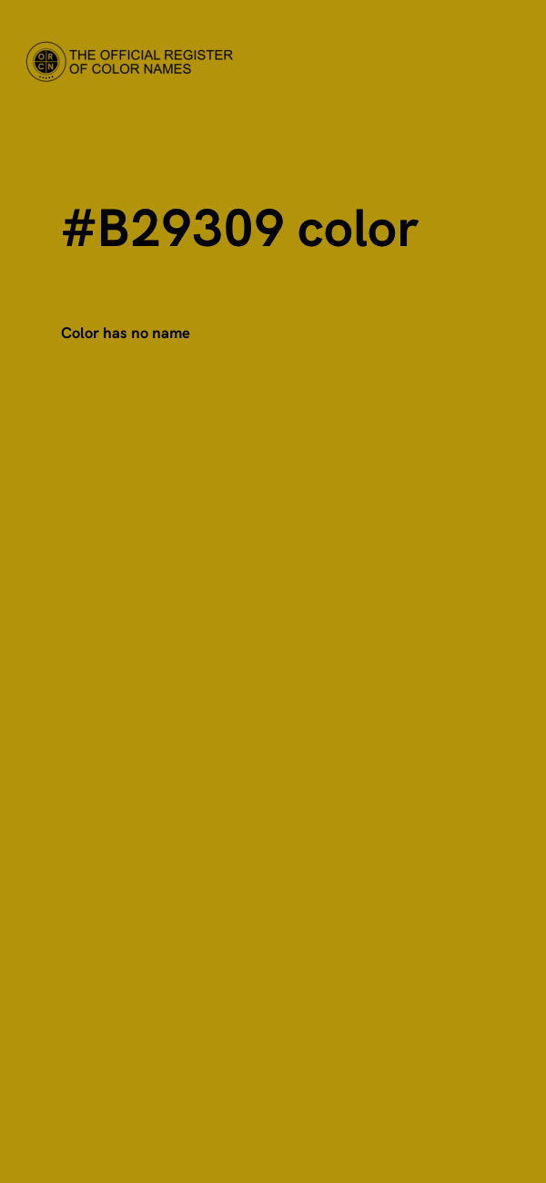 #B29309 color image