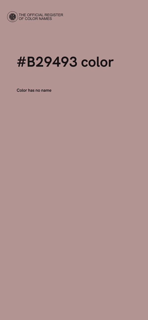 #B29493 color image