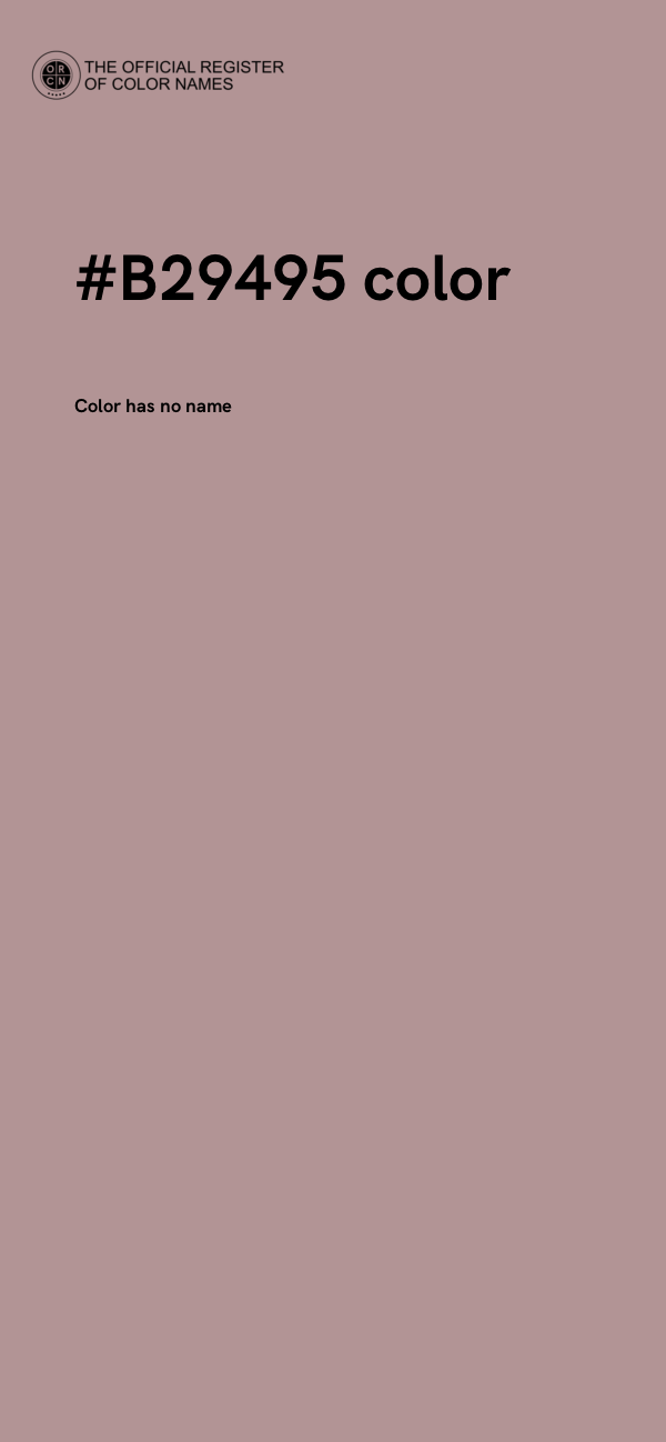 #B29495 color image