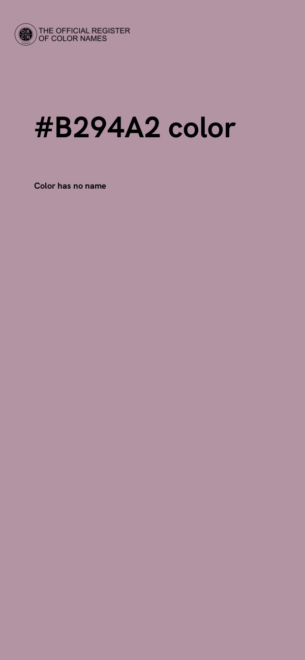 #B294A2 color image