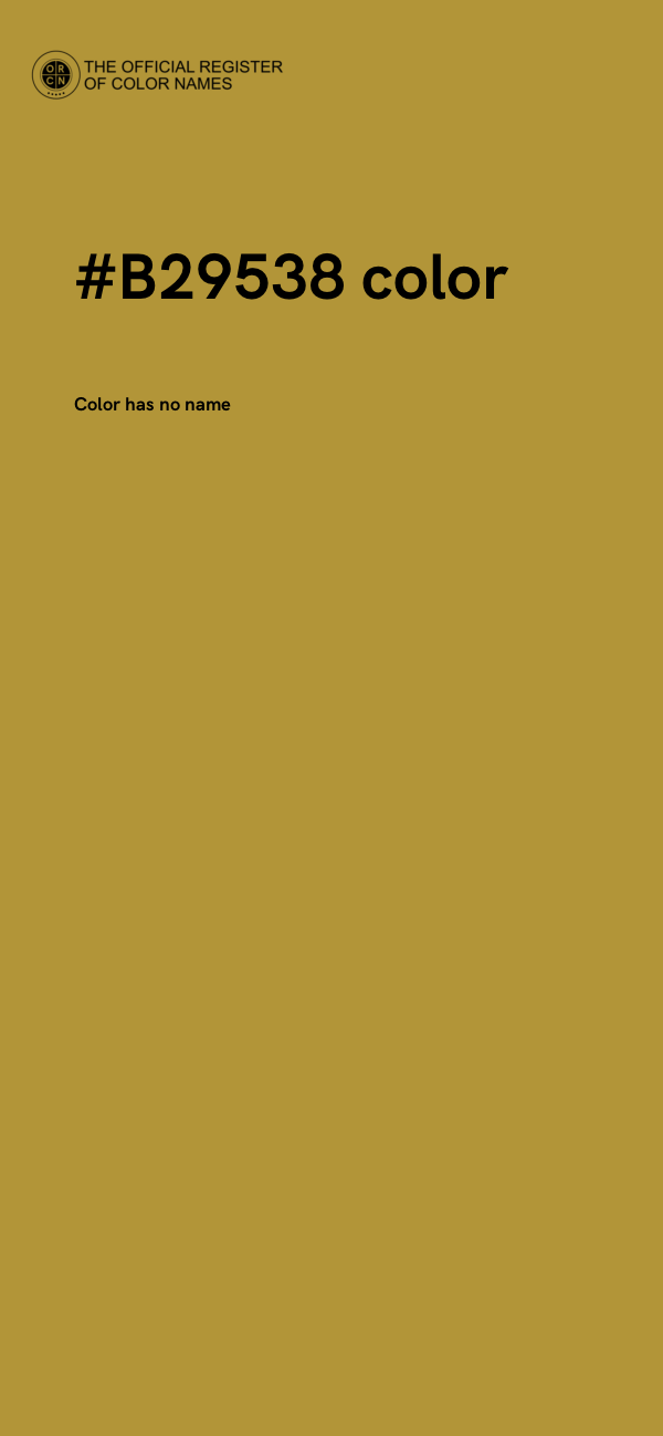 #B29538 color image