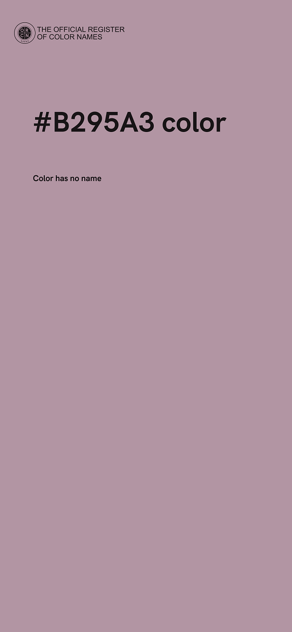 #B295A3 color image
