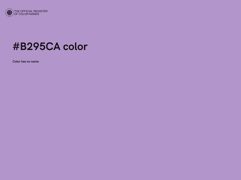 #B295CA color image