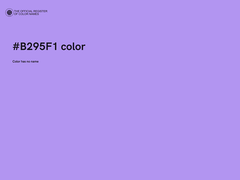 #B295F1 color image