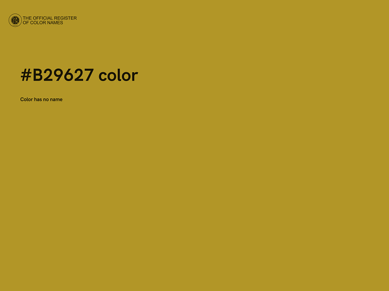 #B29627 color image