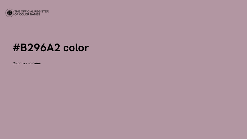 #B296A2 color image