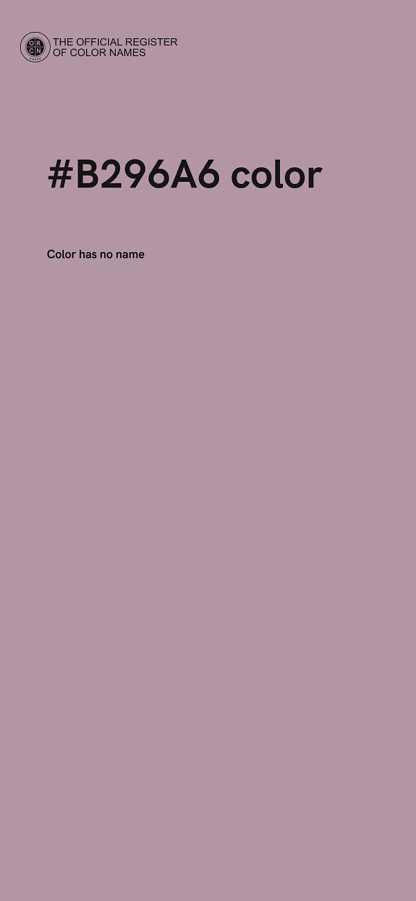 #B296A6 color image