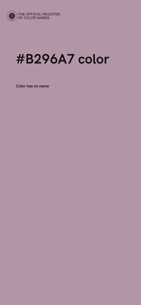 #B296A7 color image