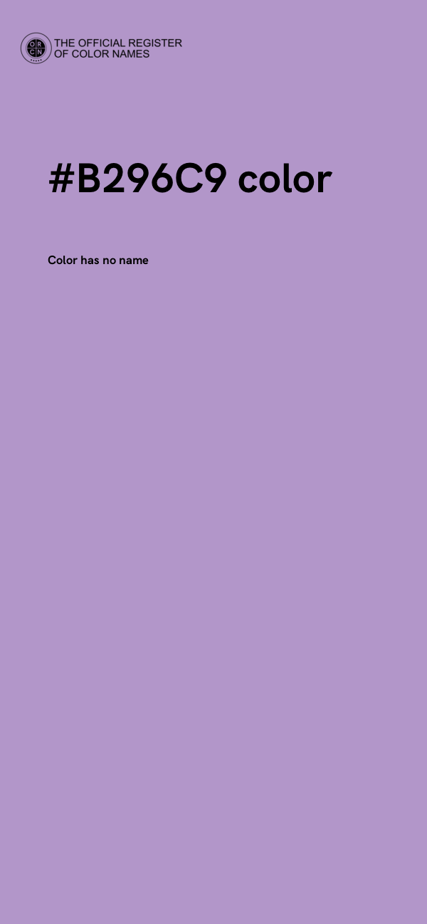 #B296C9 color image