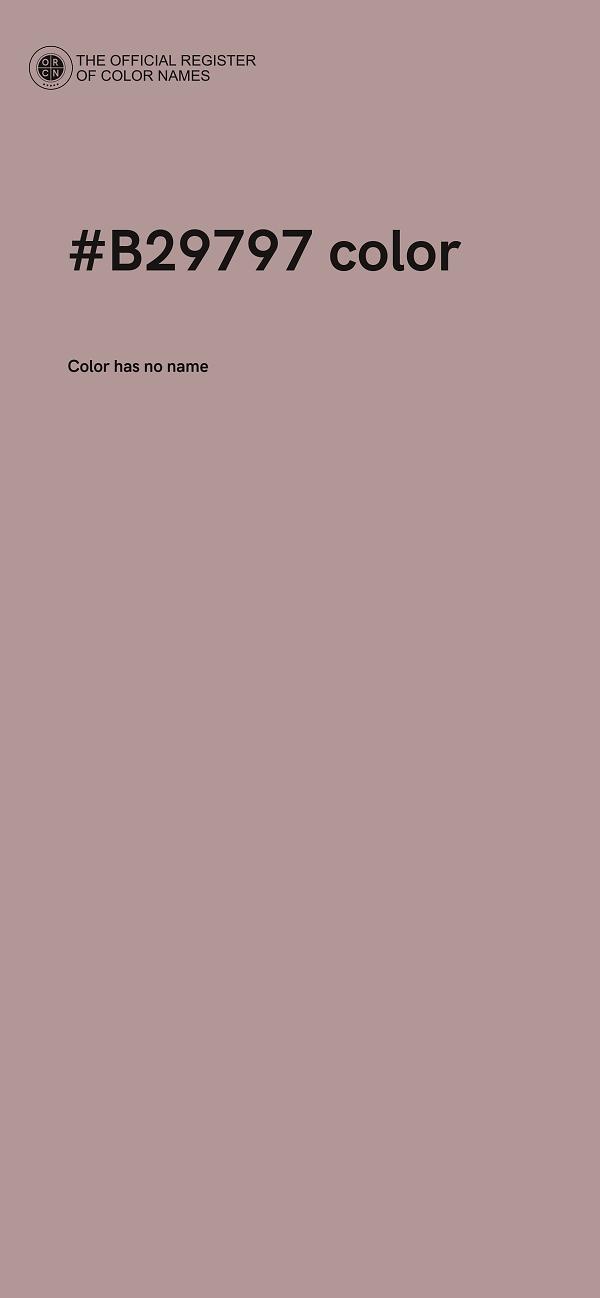 #B29797 color image