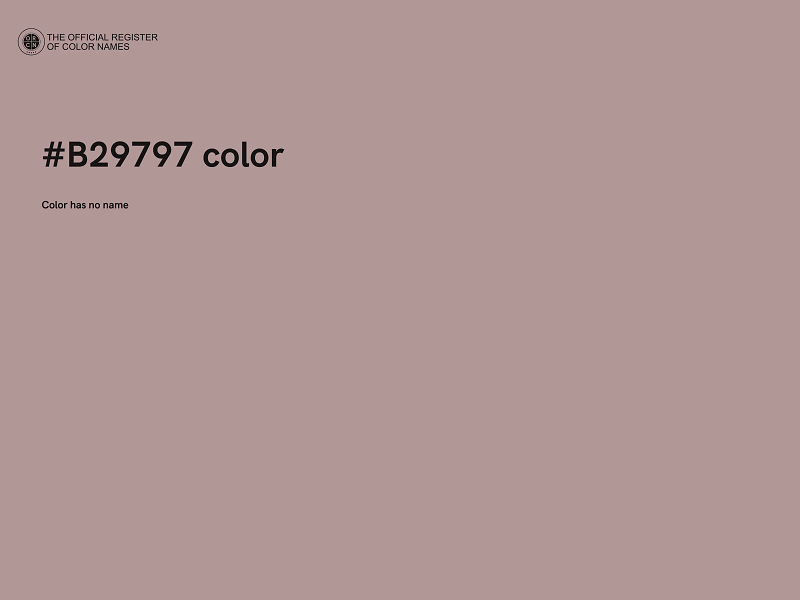 #B29797 color image