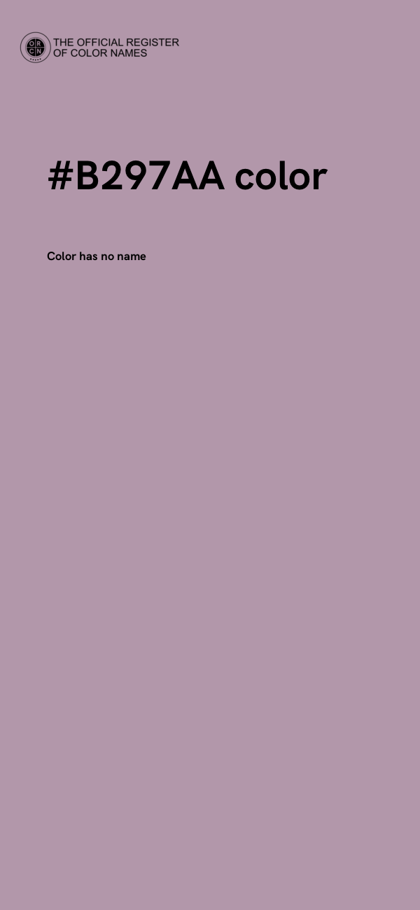 #B297AA color image