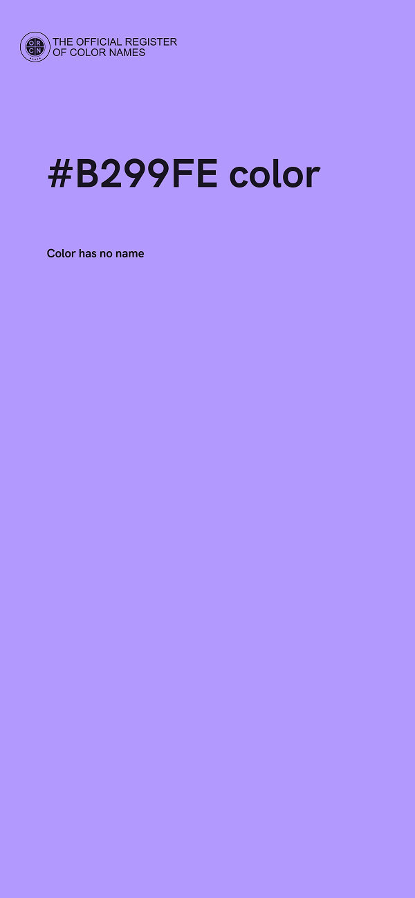 #B299FE color image