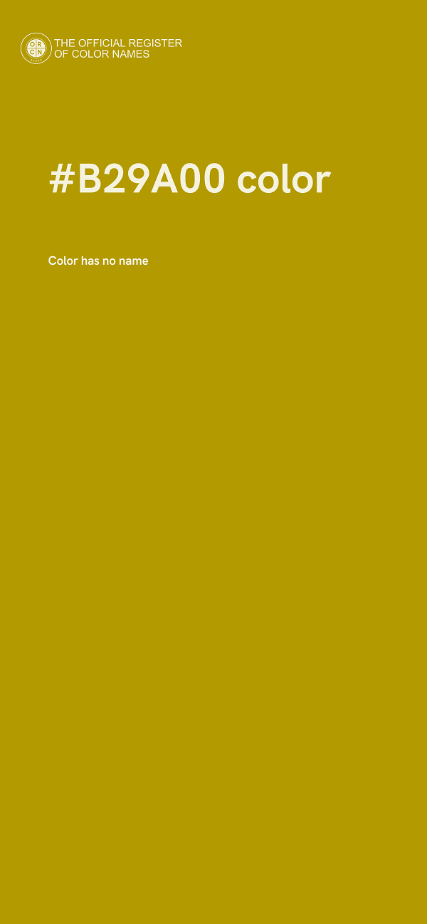 #B29A00 color image
