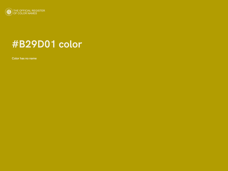 #B29D01 color image