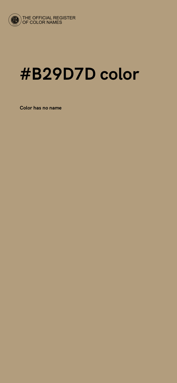 #B29D7D color image