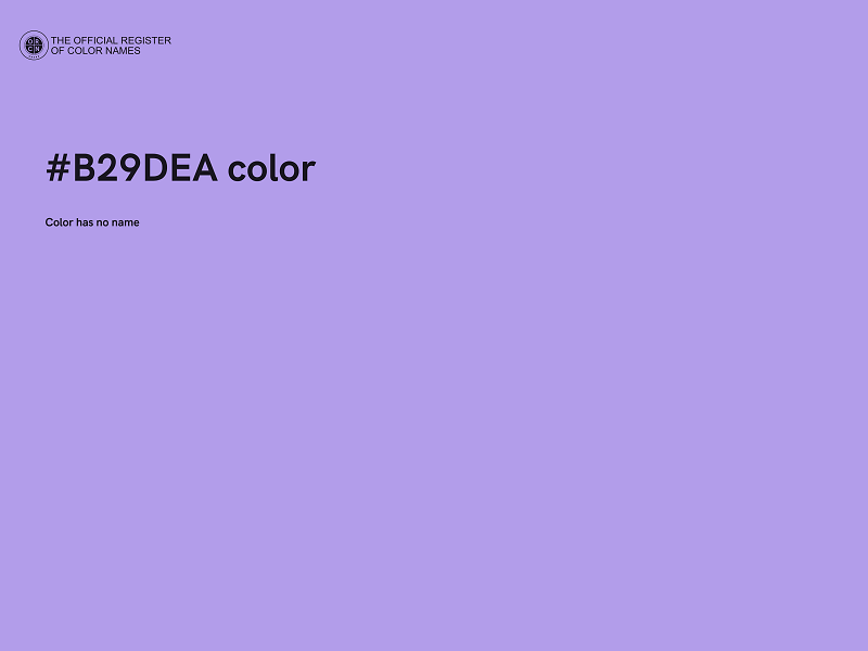 #B29DEA color image