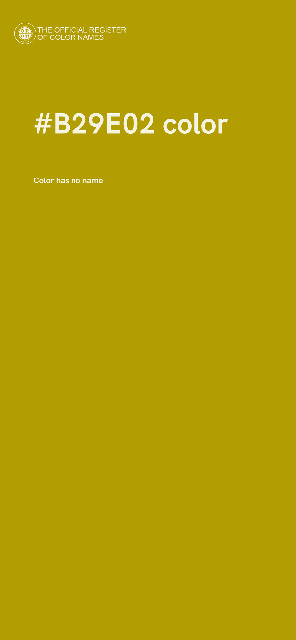 #B29E02 color image
