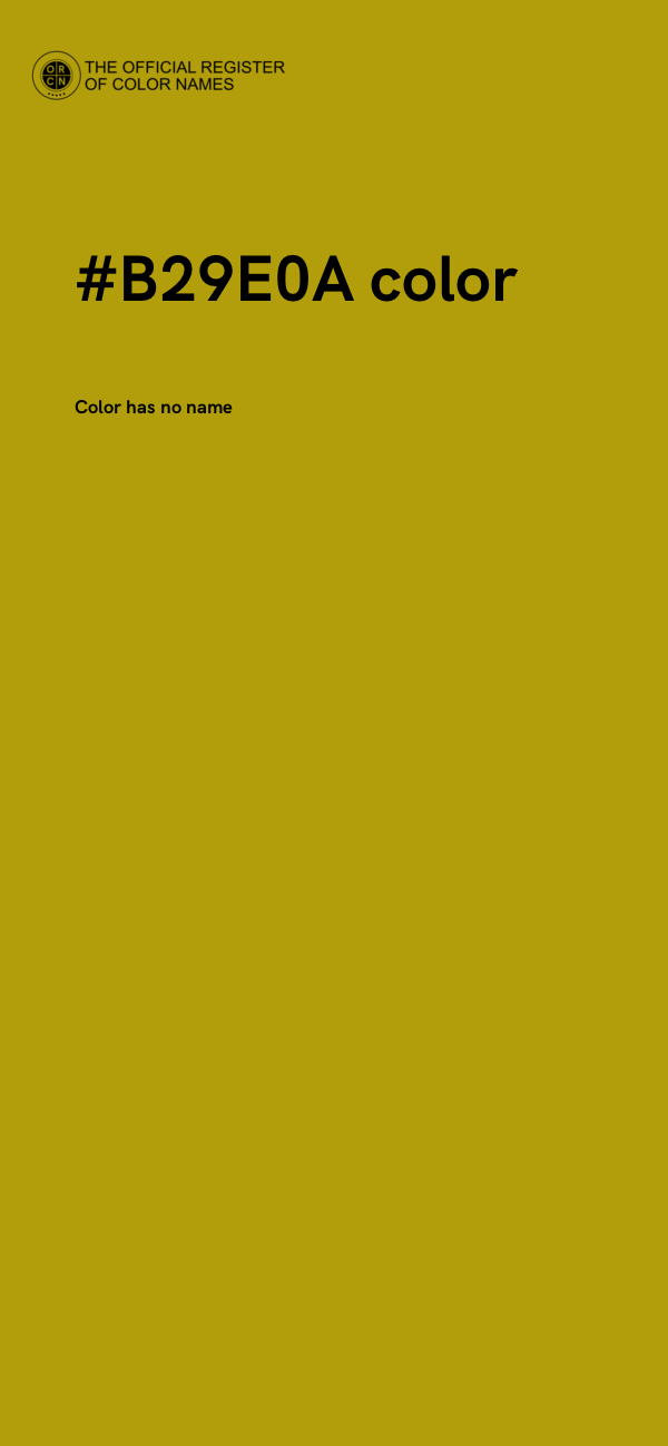 #B29E0A color image