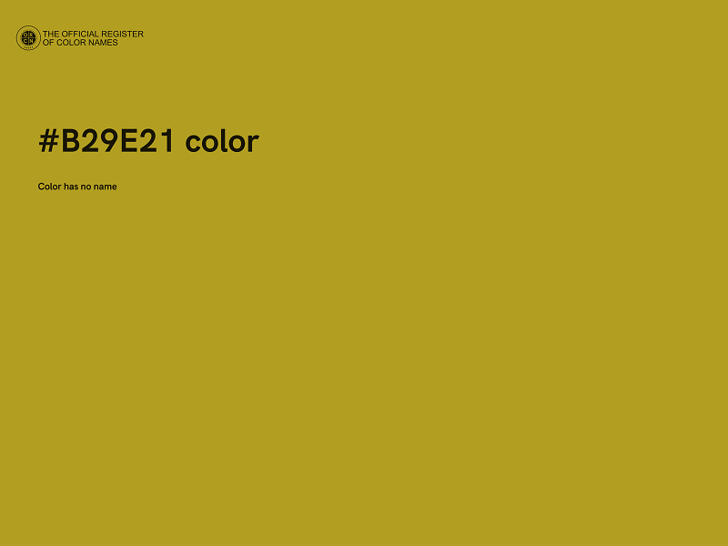 #B29E21 color image