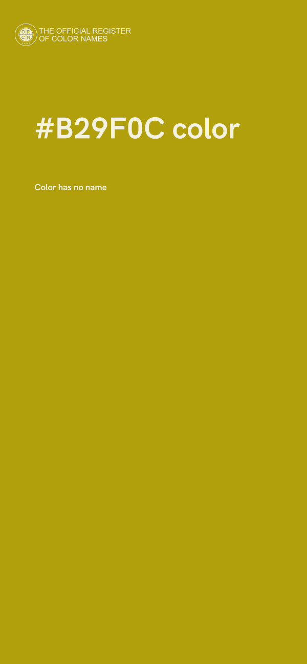 #B29F0C color image