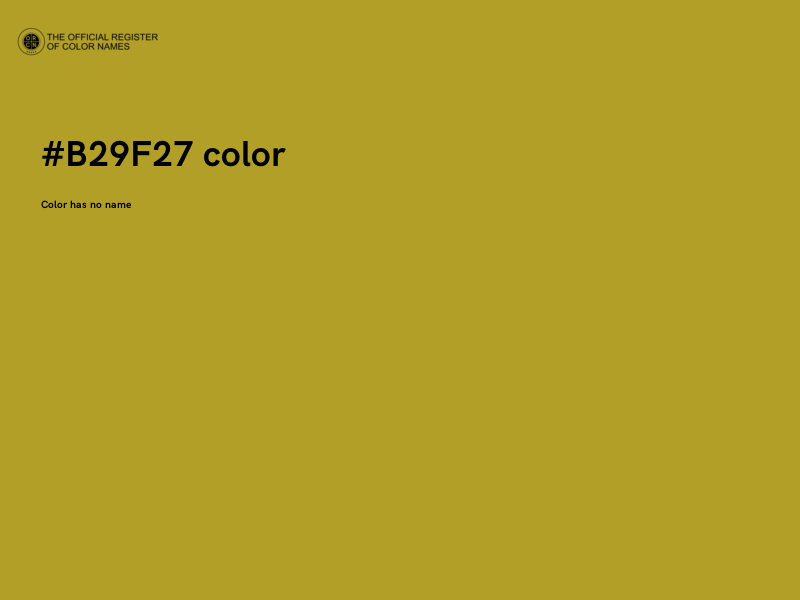 #B29F27 color image