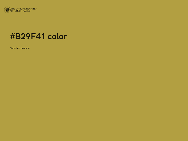 #B29F41 color image