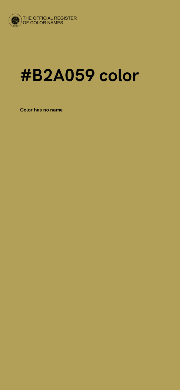 #B2A059 color image