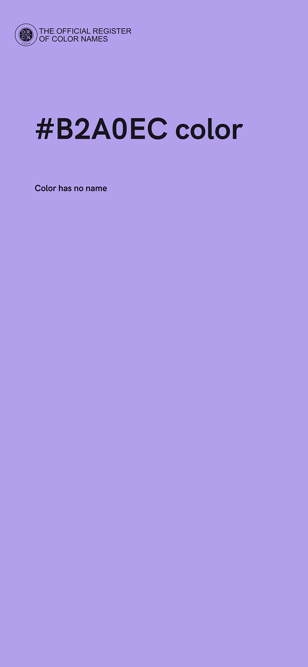 #B2A0EC color image