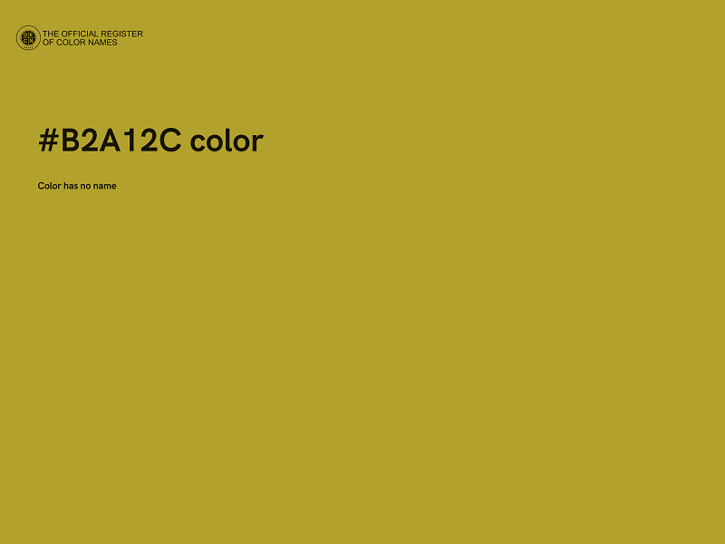 #B2A12C color image