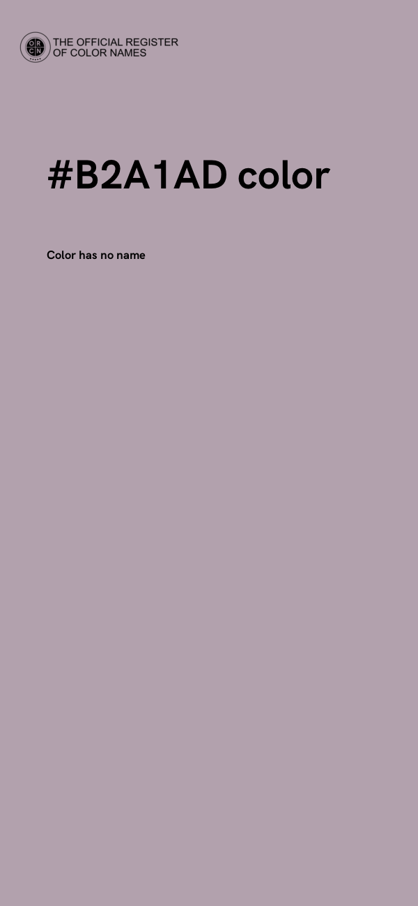 #B2A1AD color image