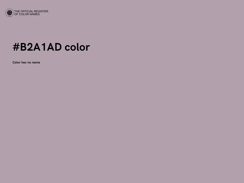 #B2A1AD color image