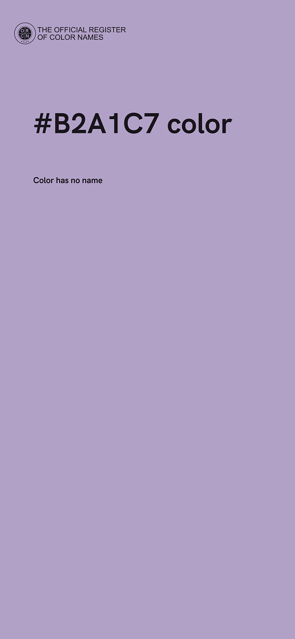 #B2A1C7 color image