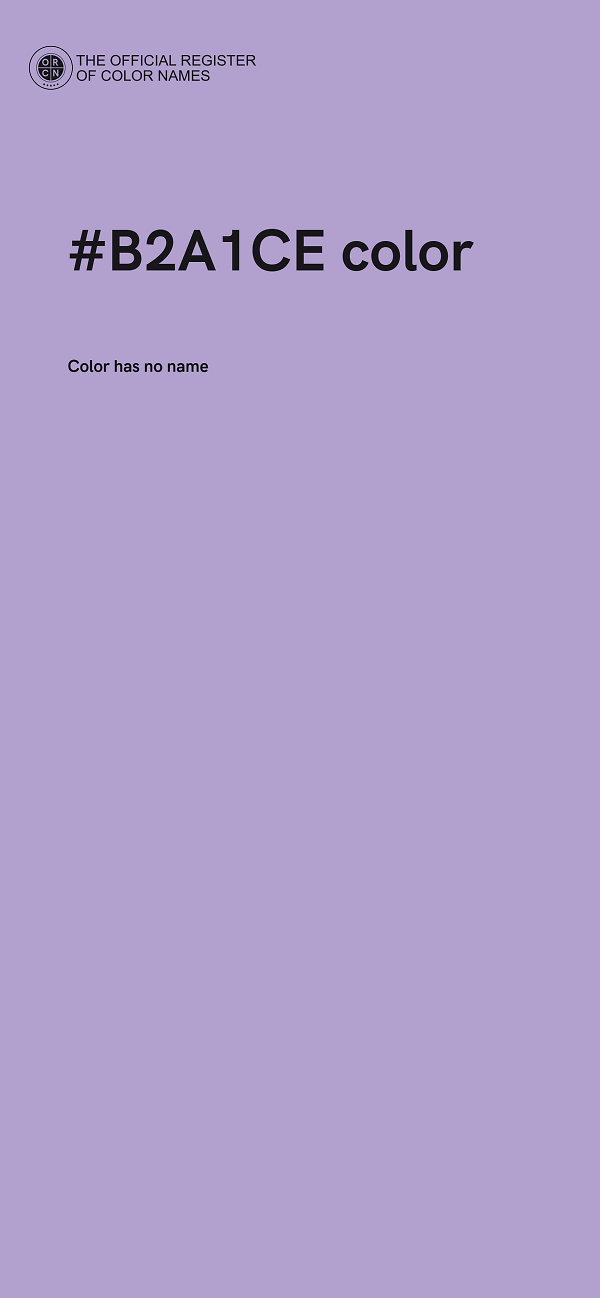 #B2A1CE color image