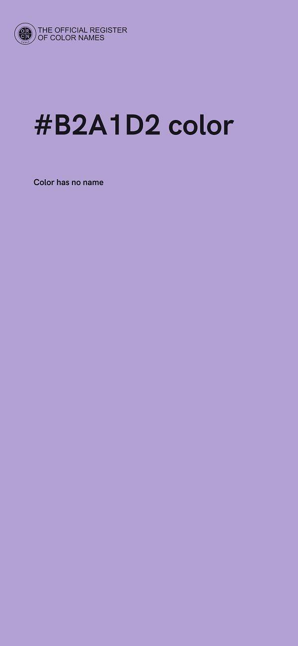 #B2A1D2 color image