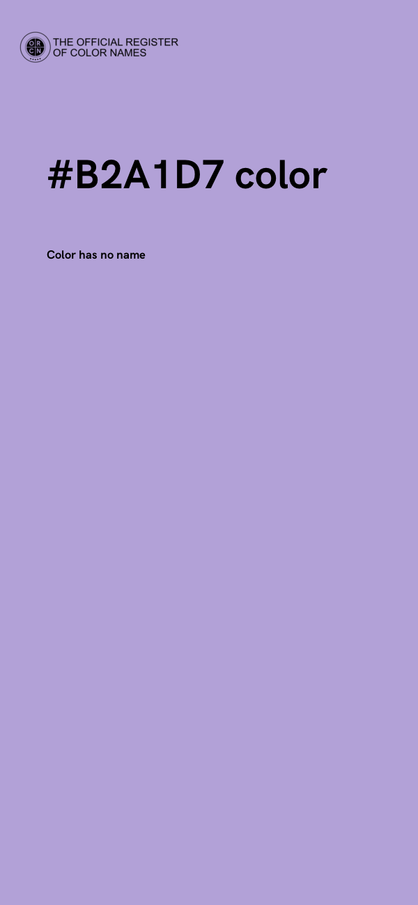 #B2A1D7 color image