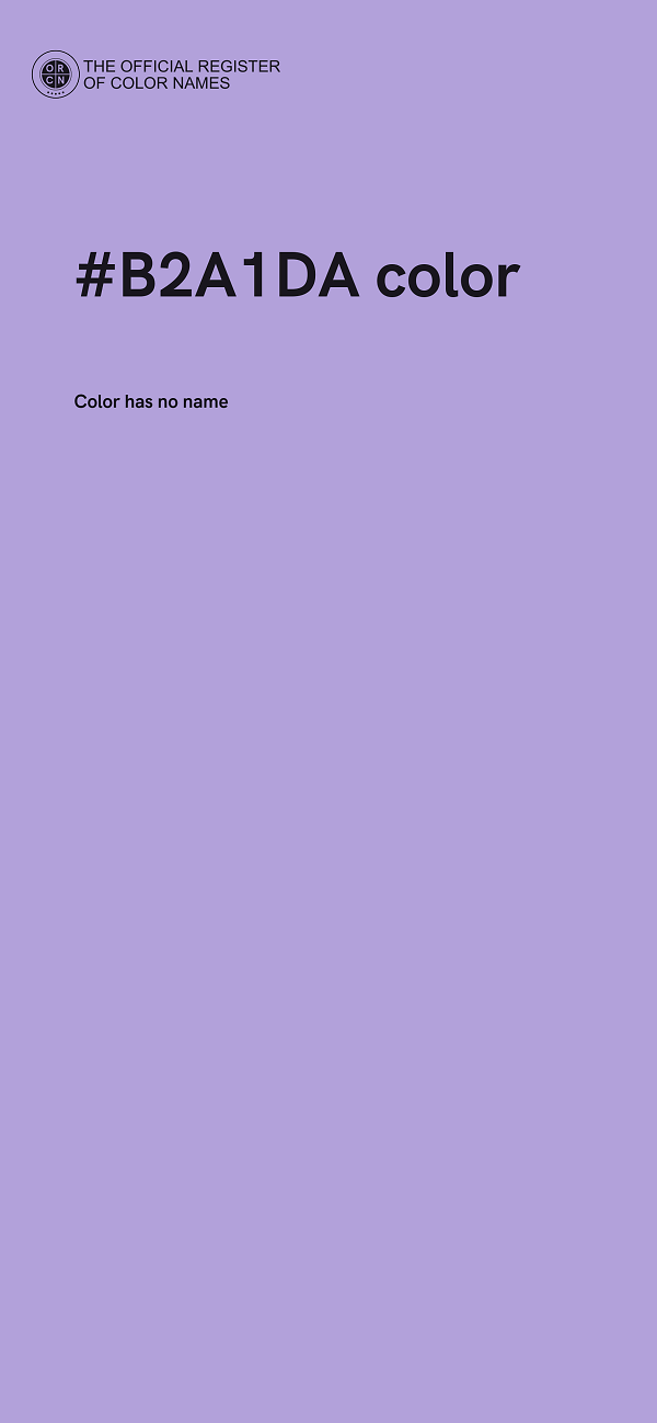 #B2A1DA color image
