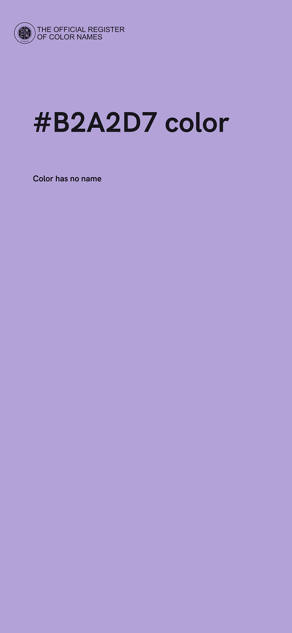#B2A2D7 color image