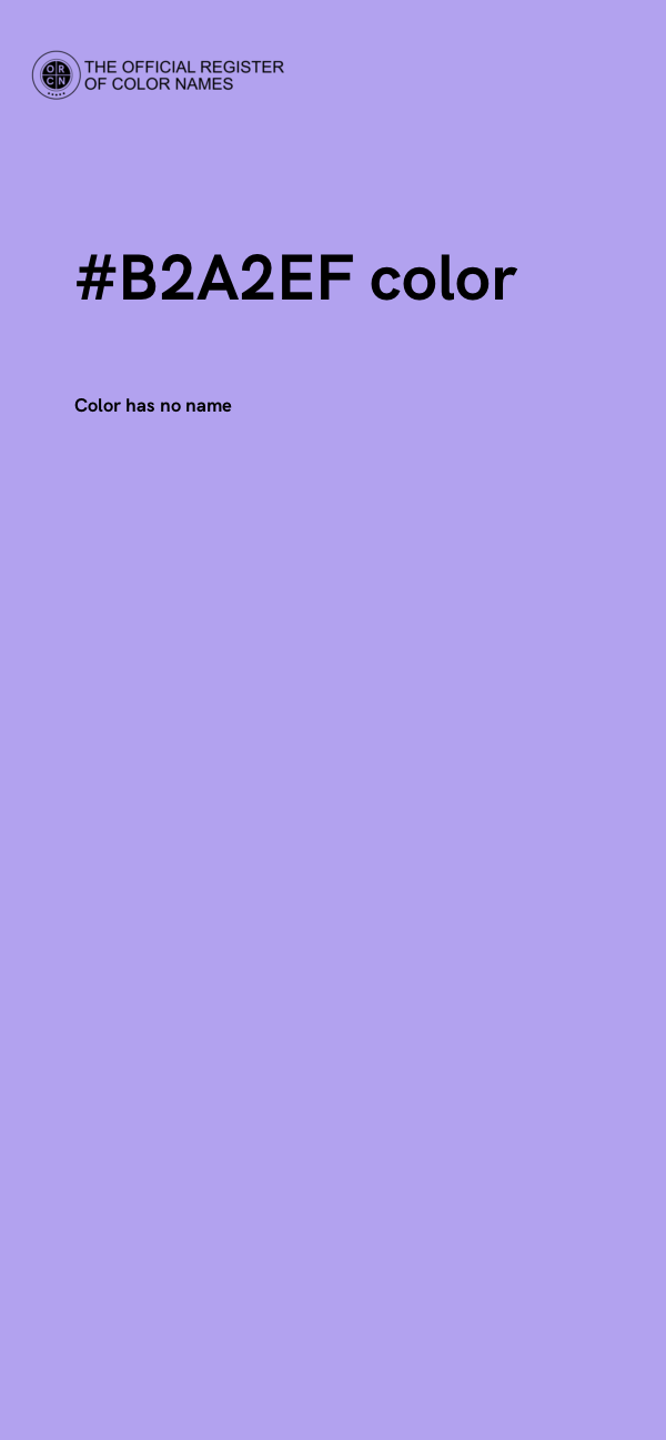 #B2A2EF color image