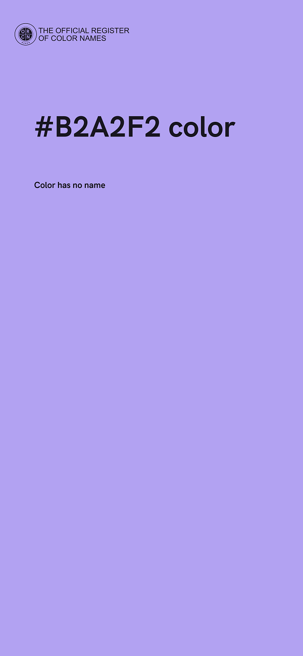 #B2A2F2 color image